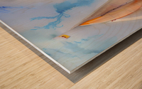 Sailing Watercolors Wood print
