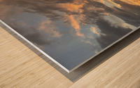4th Ave S Naples Beach Sunset Pillars  Wood print