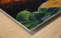 Sunflower Wood print