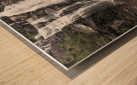 Waterfalls Over A Cliff; Norway Wood print