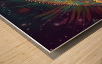 Zen Chameleon Wood print