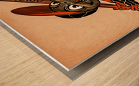 Vintage Baltimore Orioles Art Wood print