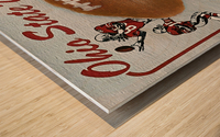 1982 Ohio State Football Art Wood print