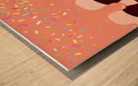 Wafflelicious Wood print