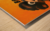 Jerry Keefe Chicago Bears Cartoon Art  Wood print