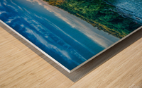 Camp Barton on Cayuga Lake  Wood print