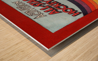 All-Star Hockey Team Activision Patch Wall Art Wood print