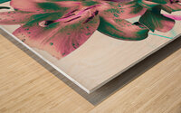  Poster Lilies   Wood print