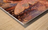 Whimsical Storybook Fairy in Enchanted Forest - Fantasy Art Print  Wood print