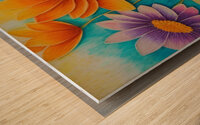 Beautiful Flower Painting large canvas painting Mural Painting Wood print