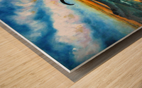 Paragliding Wood print