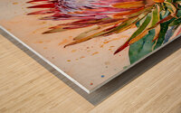 Protea Wood print