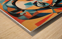 Picasso-esque Portraiture Creative art Wood print