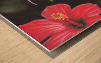 Glowing nectar Wood print