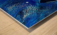 Starry Ice Wood print
