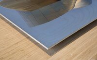 Modern Arts Museum Facade Wood print