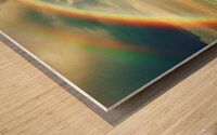 rainbow reflection Wood print