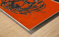 Vintage Detroit Tigers Art Wood print