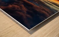 Aleutian Range Golden Hou Wood print