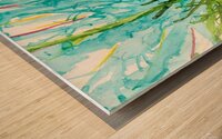 Sky Bloom Wood print