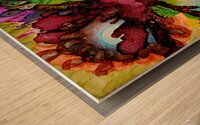 Cardinal Petunia Wood print