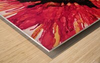 Bloodstone Poppy Wood print