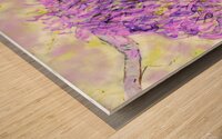 Clem in Pink Wood print