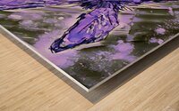 Clarence in Purple Wood print
