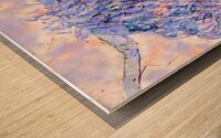 Clem in Violet Wood print
