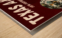 1976 Texas A&M Aggies Football Art Wood print