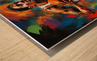 To The Hoop Wood print