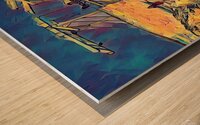 the langlois bridge dig polyart Wood print