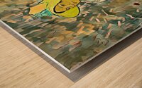 van gogh 1890 girl in white digitized oil painted Wood print