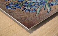 flowers Van Gogh oil painted Wood print