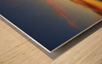 Sunrise on Botany Beach Wood print