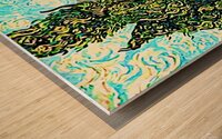 van gogh cypresses 1 Wood print