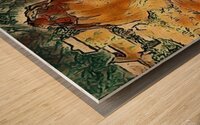 vincent van gogh haystacks in provence4 Wood print