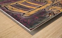 vincent van gogh chair with pipe2 Wood print