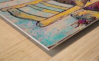 vincent van gogh chair with pipe 1 Wood print