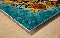 Van Gogh flowers7 Wood print