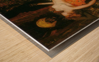 Oriental women in the harem Wood print