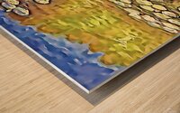 Lilies by Monet digitized2 Wood print