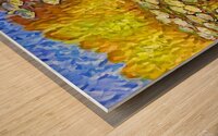 Lilies by Monet impressionist Wood print