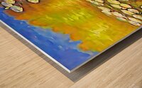 Lilies by Monet digitized Wood print