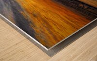New Orleans Waterfront Sunset Panorama Wood print