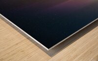 Skilak Aurora Wood print