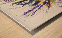 Colorful Madness Wood print
