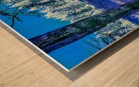 A Peek Through The Forest Wood print