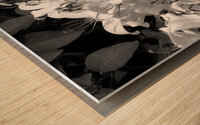 Lilies Wood print