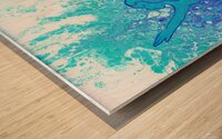 Mermaid Wood print